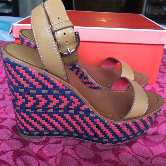 COACH | Size 8 Gemma Wedges | MSRP $295 - Picture 1 of 6